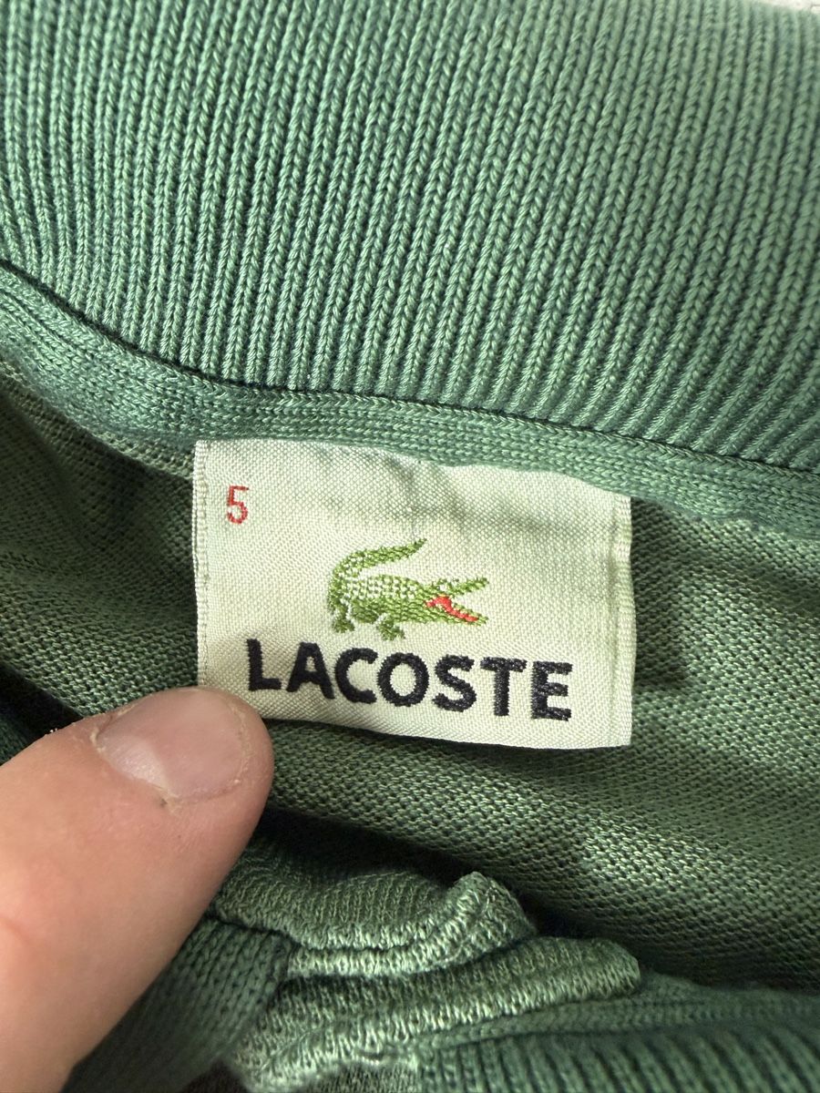 Lacoste Magliette Polo: Polo Lacoste vert logo vert - L #55 – Nuovo (secondo la descrizione) da Hauterive NE venduto da Leo_o 2