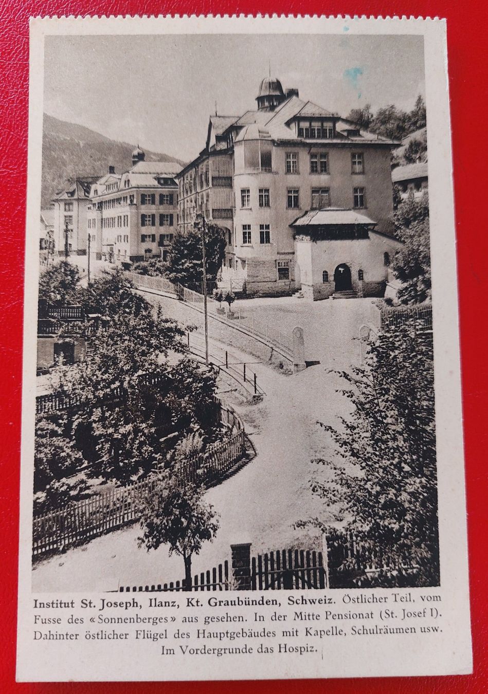 Ansichtskarten: Institut St. Joseph ; Ilanz – Gebraucht aus St-Légier-La Chiésaz von Theo005