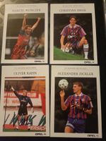 4x Bayern München - handsigniert 90er Jahre