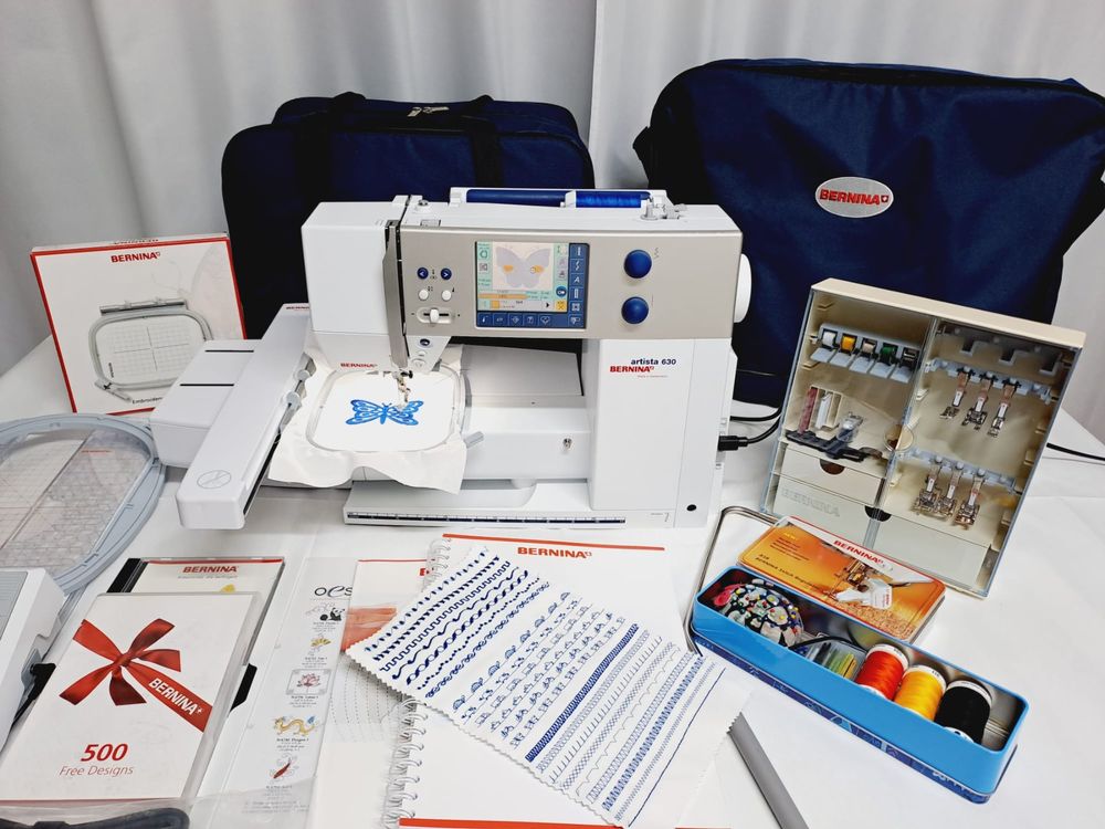 BERNINA ARTISTA 630 MIT STICKMODUL FRISCH REVIDIERT Kaufen auf Ricardo