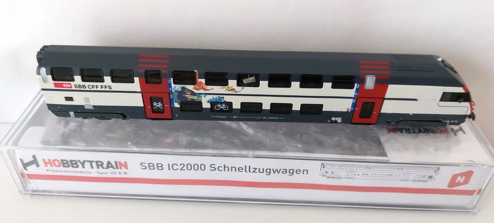 Hobbytrain BT Steuerwagen SBB IC2000 H25129 (Neu und