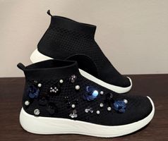 Coole  Sneaker, Schwarz, Grösse 37, neuwertig, Top!