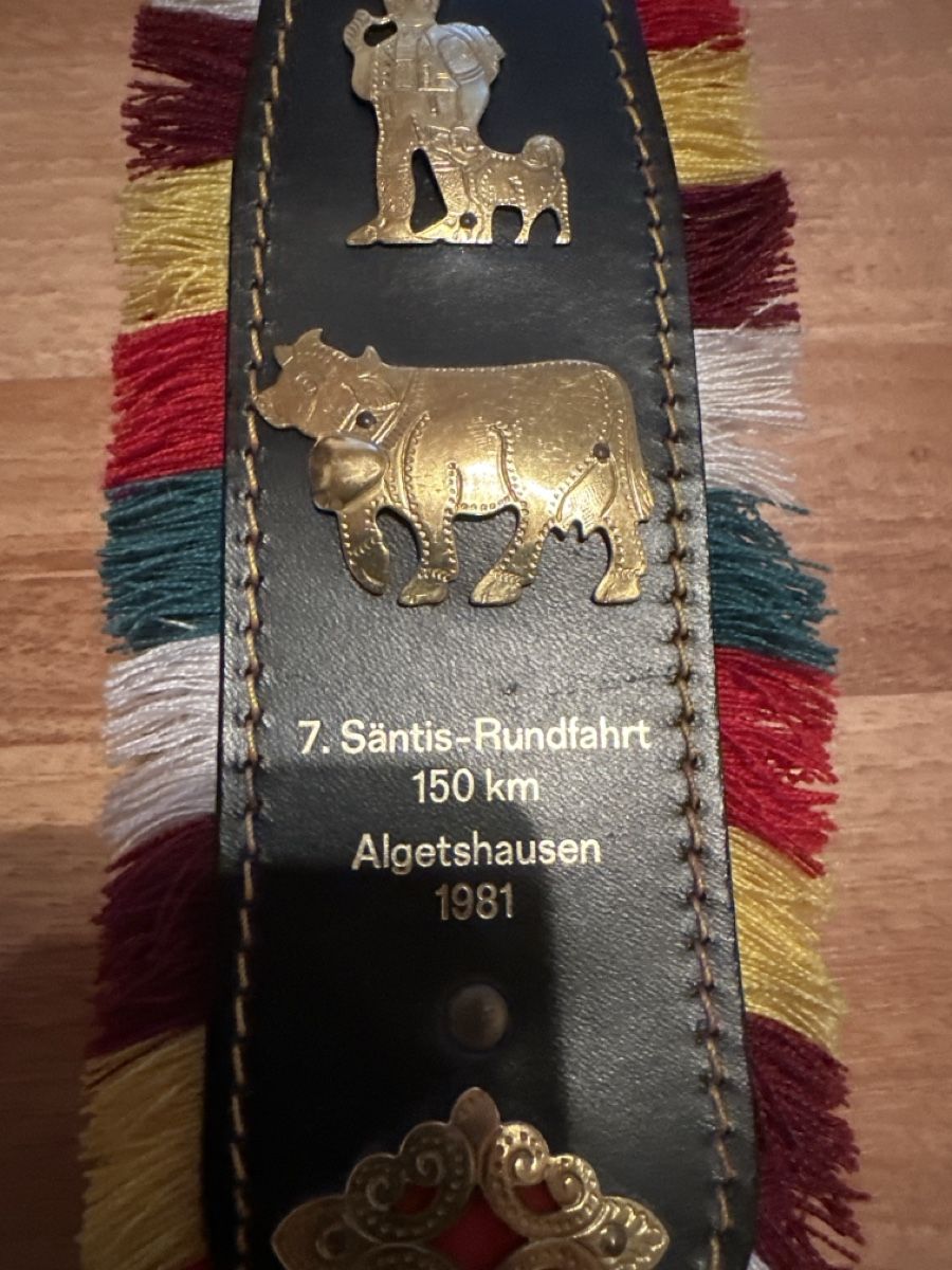 Campanacci mucche: Schweizer Kuhglocke, Treichel, Säntis-Rundfahrt 1981 – Usato da St. Gallen venduto da mai_gd7k 1