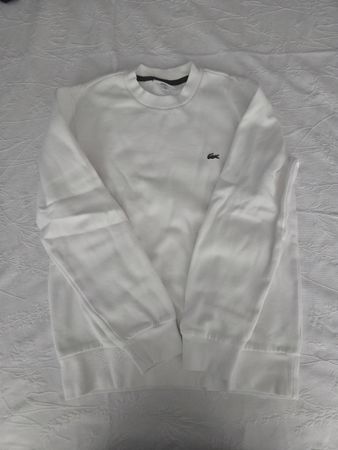 Lacoste Pullover weiss Grösse M