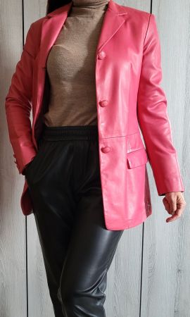 Veste en cuir pour femme Gianni Versace
