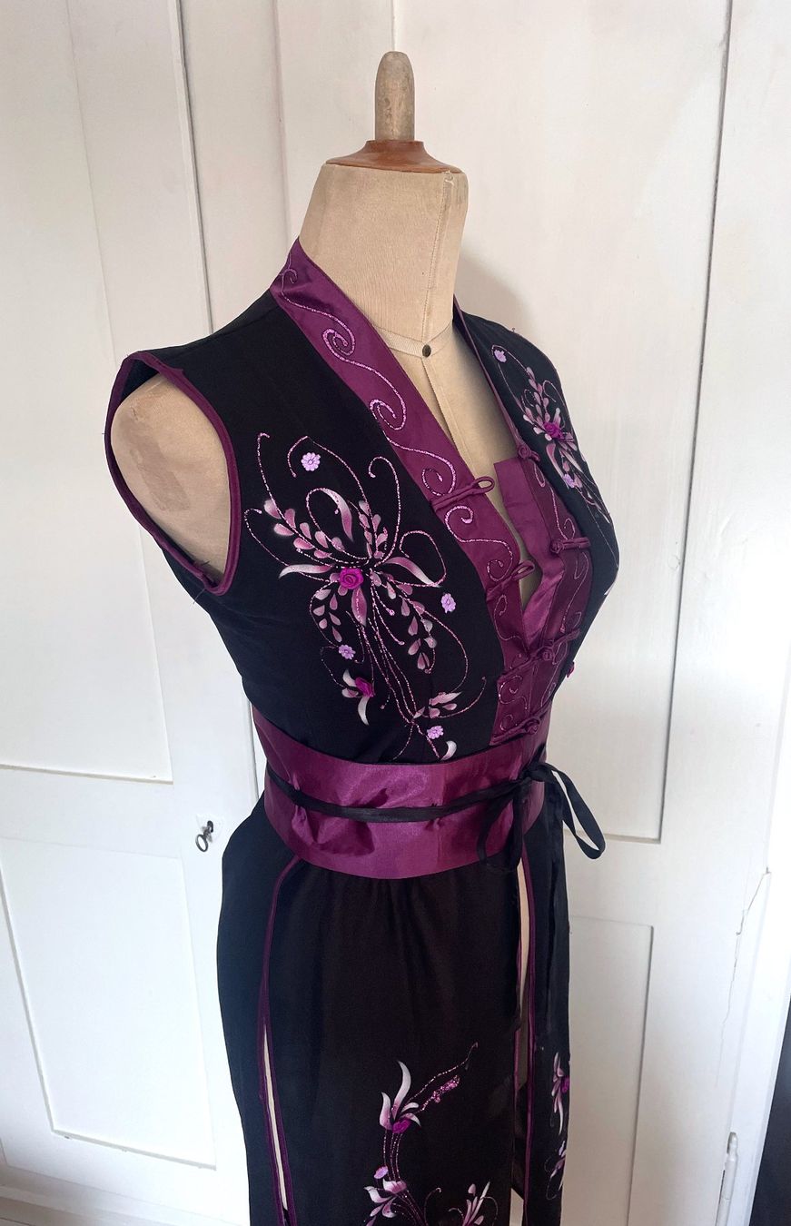 Vestiti: Kimono Kleid/Weste, Seide, Gr.M – Usato da Zürich venduto da Caro55 2
