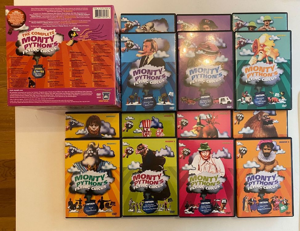 Monty Python Flying Circus COMPLETE COLLECTION 14 DVDs !!!!! (Neu ...