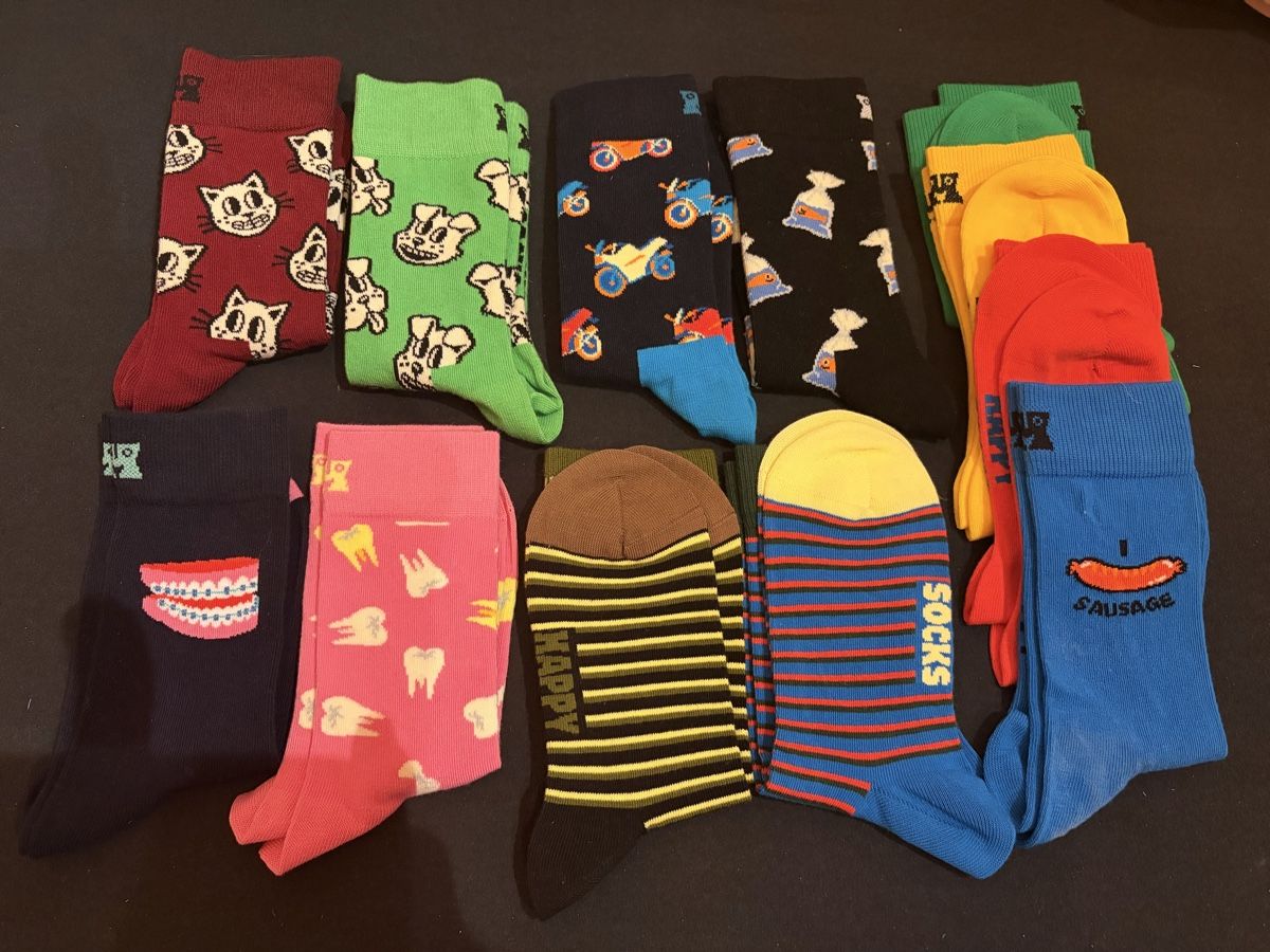 Happy Socks Calze: Happy Socks 12 Paar, Gr. 37-39 – Nuovo (secondo la descrizione) da Bäriswil BE venduto da lilaviola