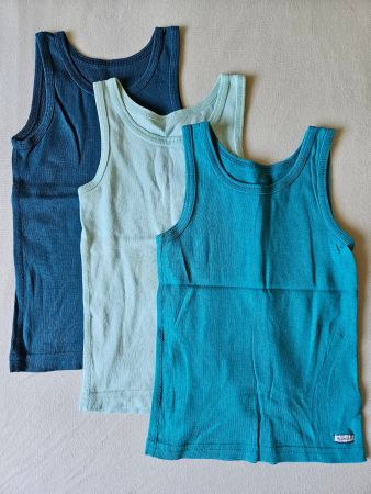 4x Jako-O Trägershirts / Unterhemd Gr. 104 / 110