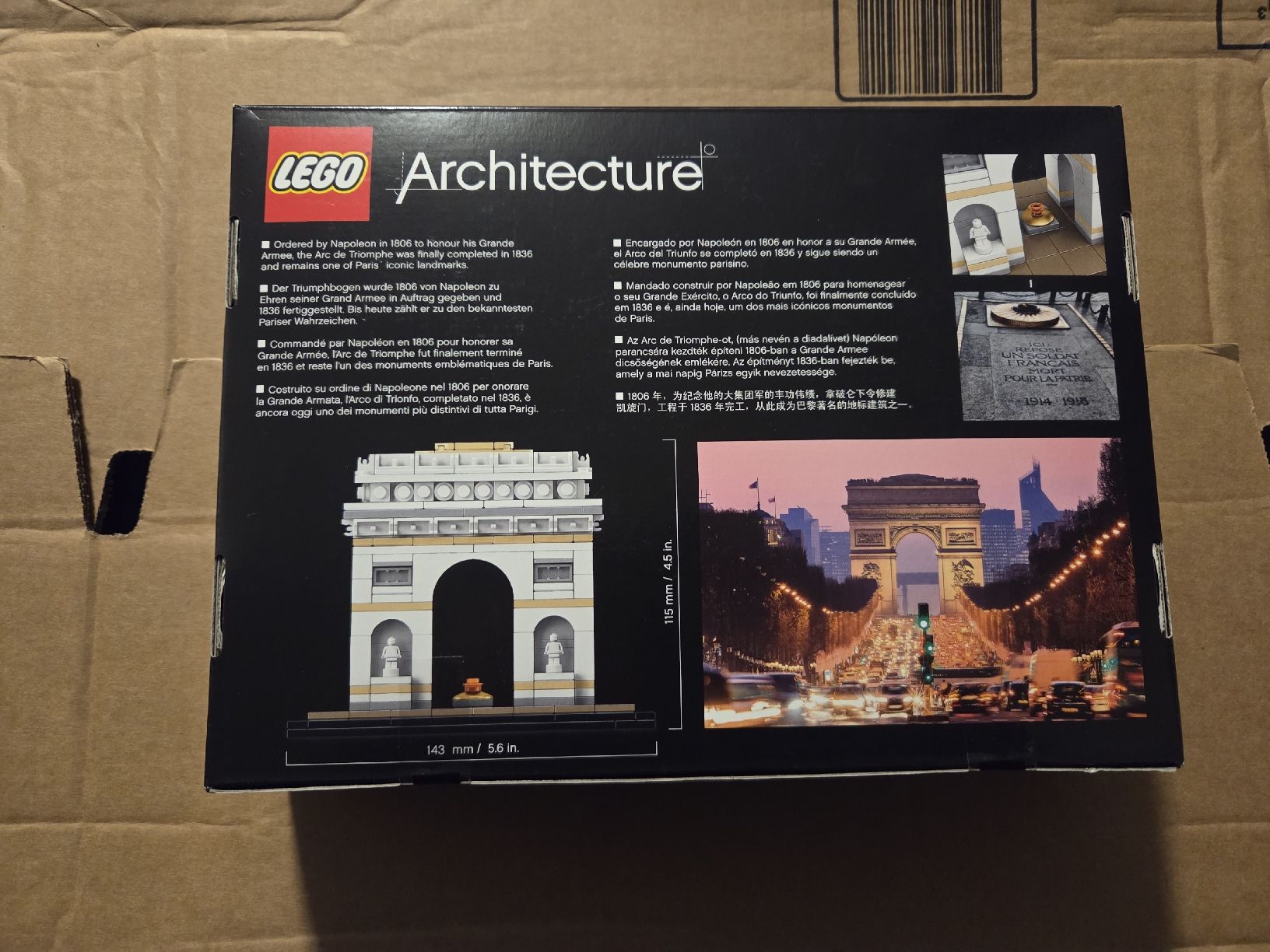 Lego Kit di costruzioni: LEGO Architecture Arc de Triomphe 21036 – Nuovo e nell'imballaggio originale da Dürrenäsch venduto da JFAS 1