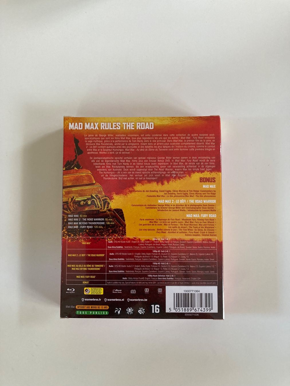 Alle DVDs: Mad Max Anthology Blu-ray Coffret Neuf – Neu und originalverpackt aus Bassecourt von CALUMET-X 2