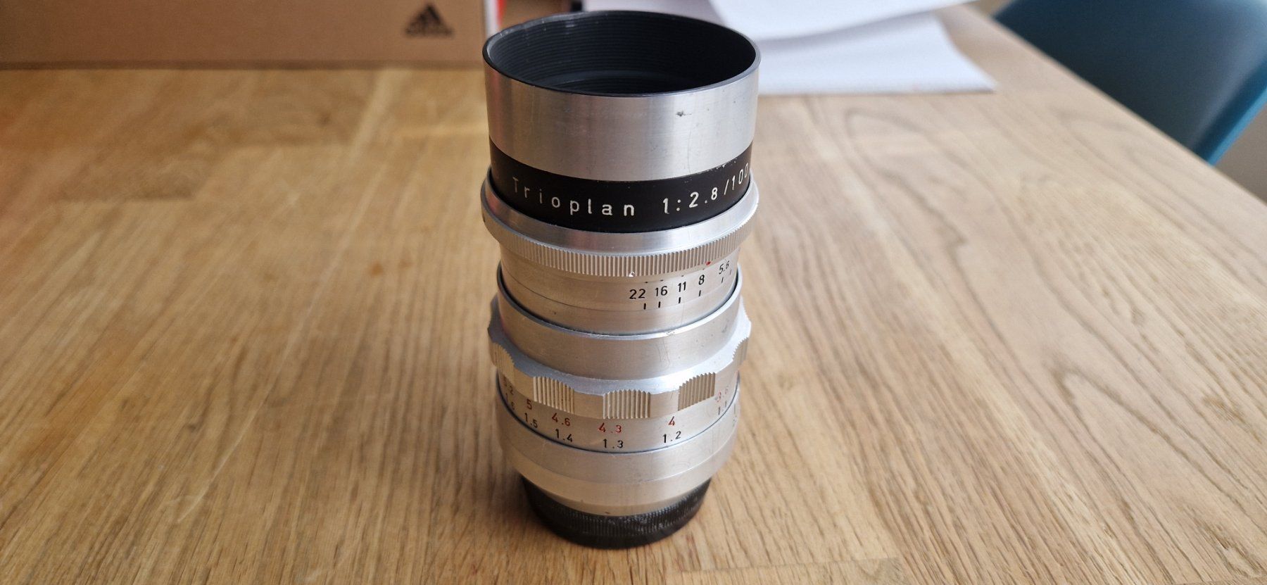 Obiettivi: Meyer Optik Trioplan 1:2.8/100 V Objektiv – Usato da Zürich venduto da Lina049 1