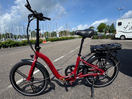 Lacros Faltrad E-Bike Rot - Top Zustand, einjährig!