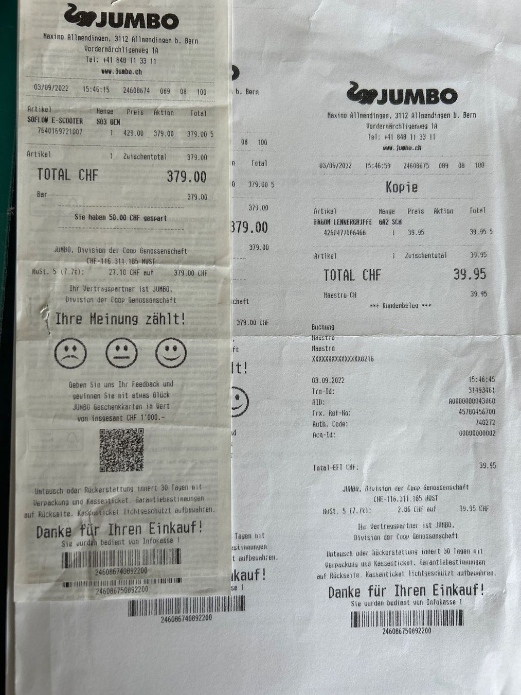 Soflow Kickboard: So Flow SO3Pro 2.Gen E-Scooter – Neu und originalverpackt aus Kehrsatz von fuhreradrian 2