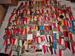 Schützenmedaille im Lot