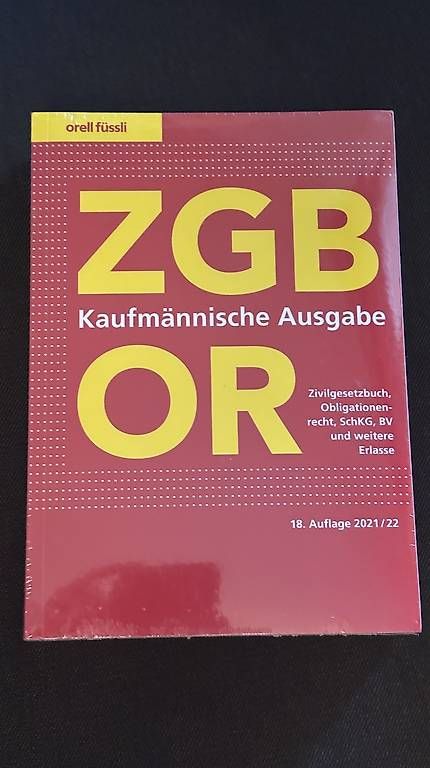 Bücher: ZGB OR – Neu und originalverpackt aus Merenschwand von endinho