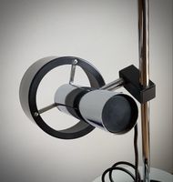 Design Tischleuchte Metall schwarz verstellbar gebraucht