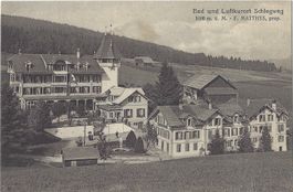 Bad u. Luftkurort Schlegweg 1000 m. ü. M. - F. MATTHYS, Prop
