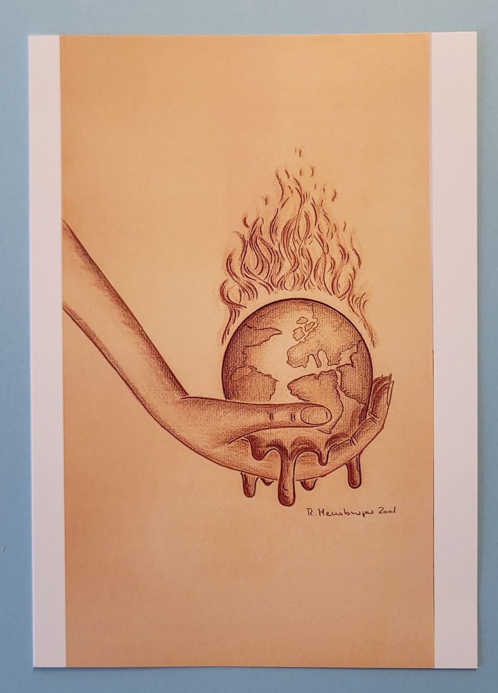 Cartoline: Originale Kunstkarte, Ruth Meusburger "Zerfliessen" – Nuovo (secondo la descrizione) da Goldach venduto da artkramer