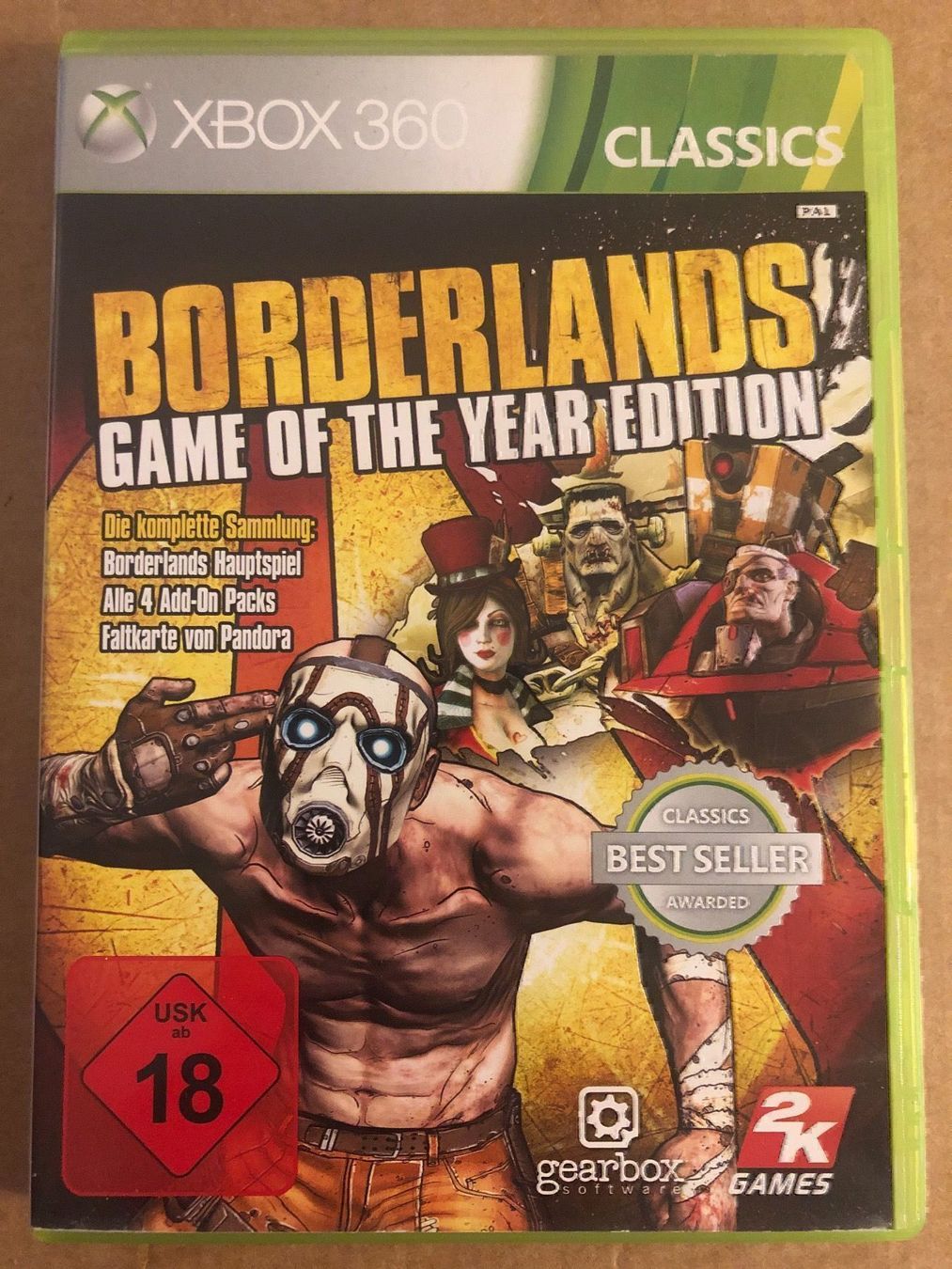 Microsoft Giochi: Borderlands GOTY Edition Xbox 360 – Usato da Kestenholz venduto da Mad18