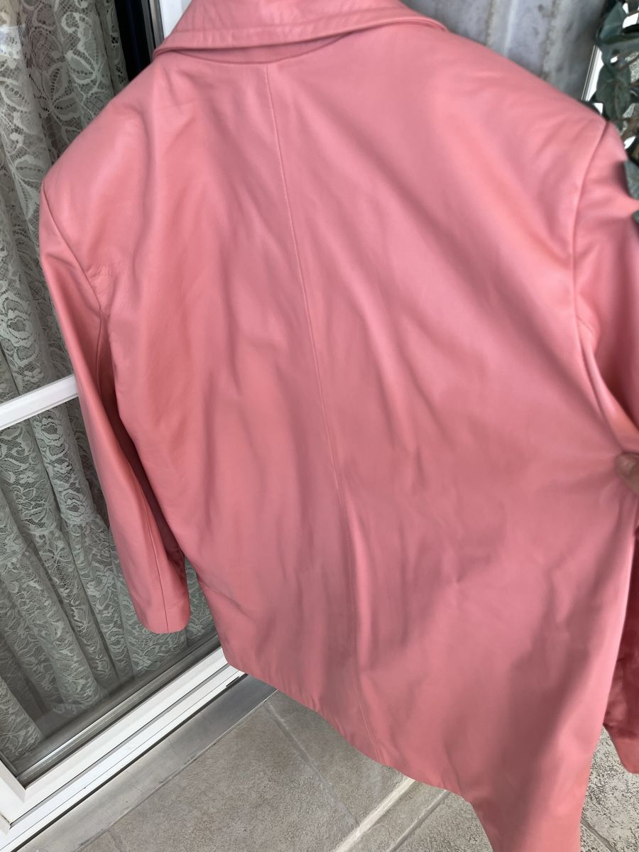 Giacche: Eleganter Rosa Lederblazer Gr. 42 – Usato da Mellingen venduto da Engelkuss 6