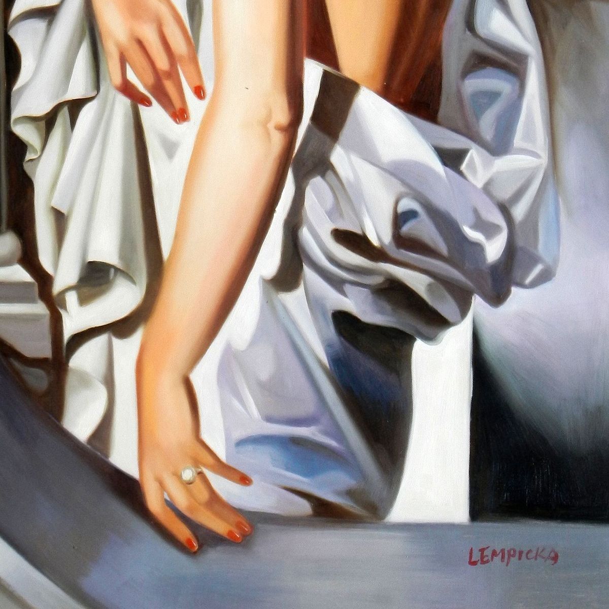 Reproduktionen & Neuware: Homage to Lempicka Marjorie Ferry – Neu (gemäss Beschreibung) aus Larnaca von KunstDepot24 4