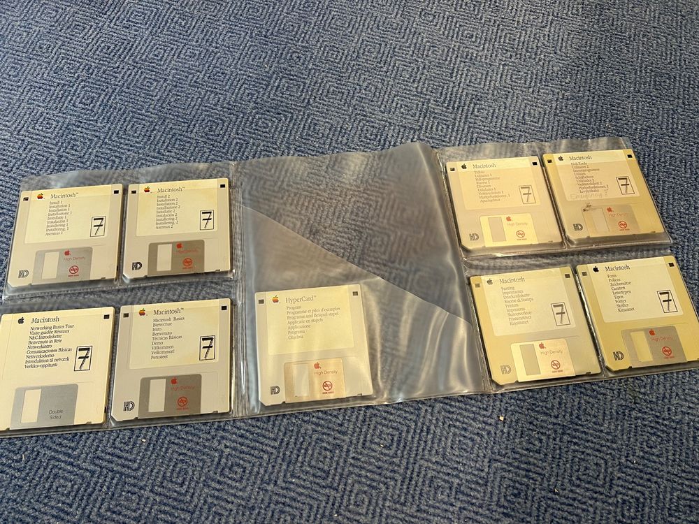 Disquettes Macintosh du système 7.1