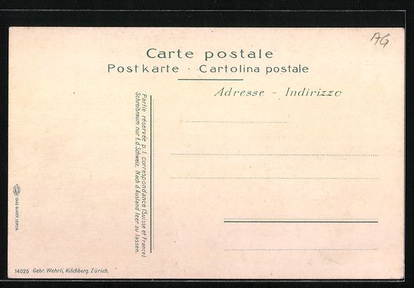 Cartoline postali: AK Bremgarten, Totalansicht des Ortes – Usato da Berlin venduto da bartko-reher 1