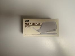 Moby Stapler weiss mit Aufbewahrung, neu