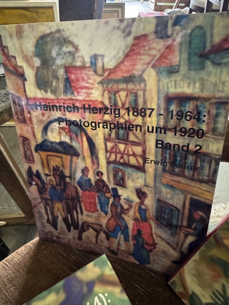 Gemälde: Heinrich Herzig 1887-1964 Maria mit Jesus dunkel Liquidation – Gebraucht aus Frasnacht von Kulturpalast 5