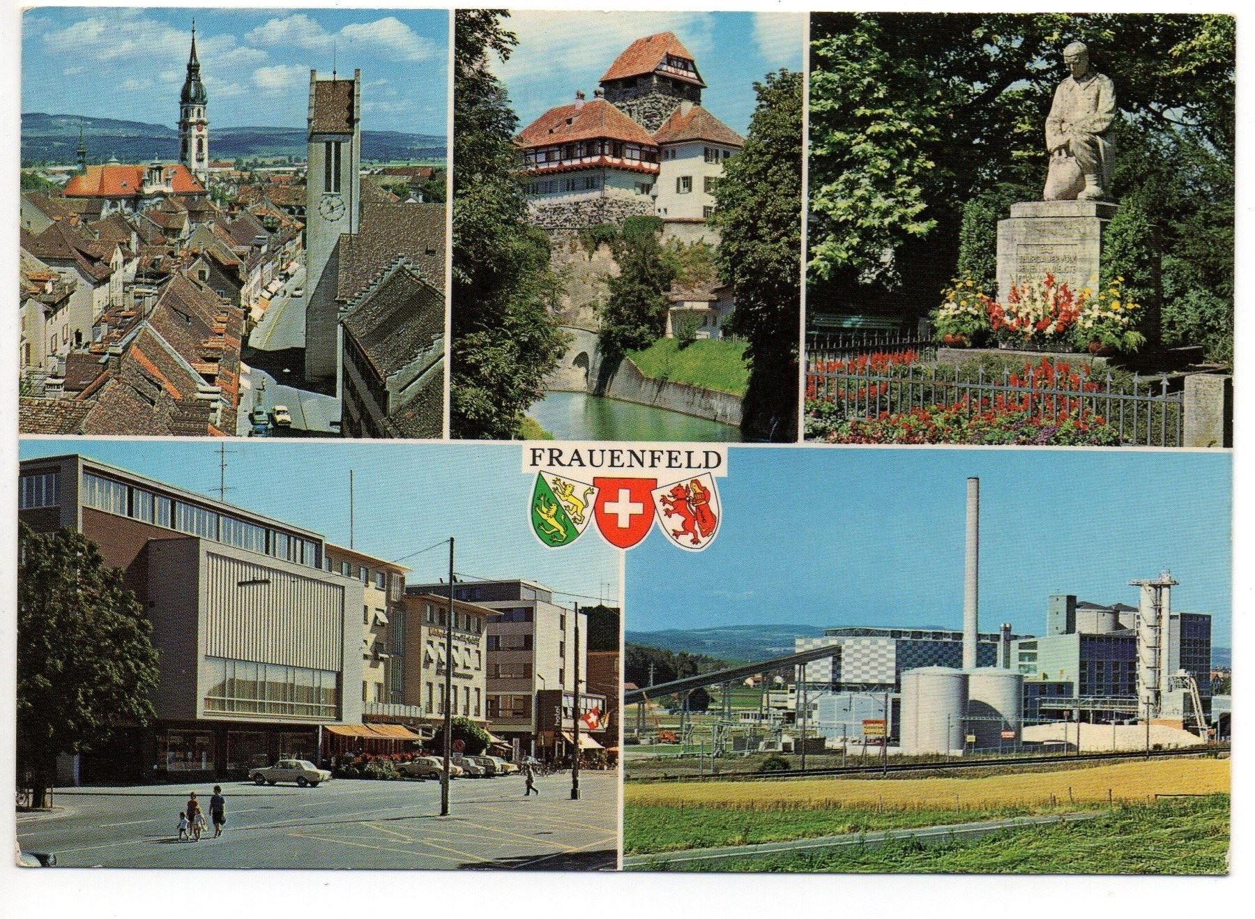 Cartoline postali: FRAUENFELD – Usato da Jona venduto da philajona