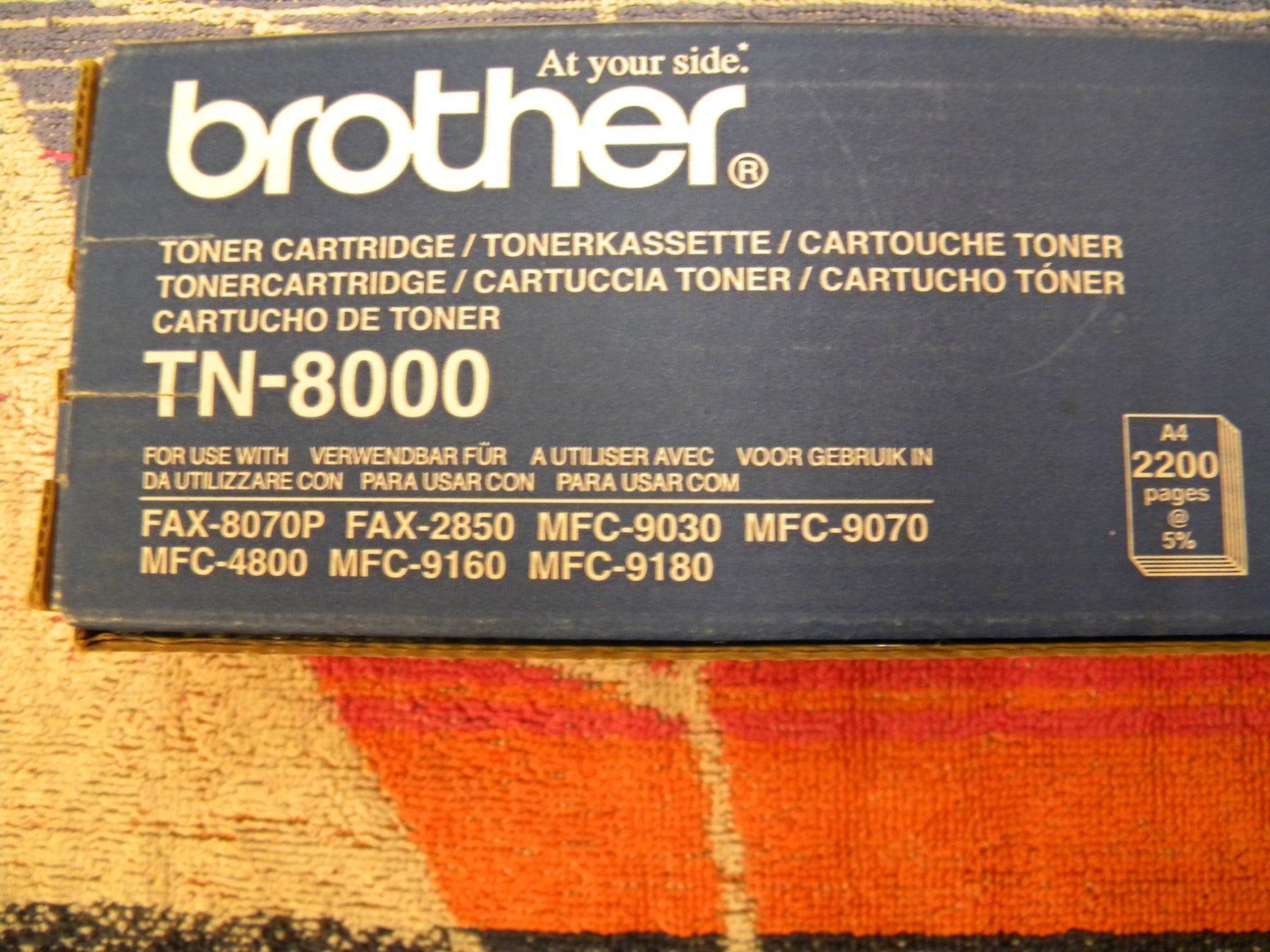 Brother Cartucce per stampanti & toner: TN-8000 Brother – Nuovo e nell'imballaggio originale da Bühler venduto da Wini100 1