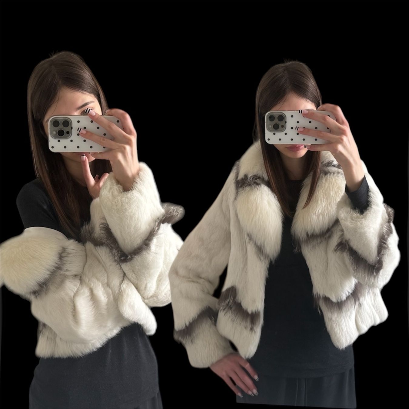 Cappotti: White rabbit natural genuine fur coat – Usato da Meilen venduto da angelyxss 2
