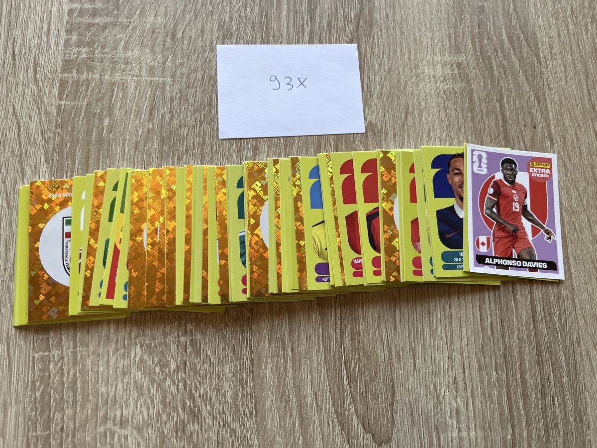 Panini Carte collezionabili: Panini coupe du monde 2026 93 Stickers différents  + 1 Extra – Nuovo (secondo la descrizione) da Tolochenaz venduto da matpower
