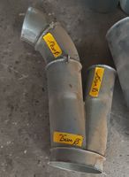 Rohr Abzweigstück Metall verzinkt 25cm Durchmesser