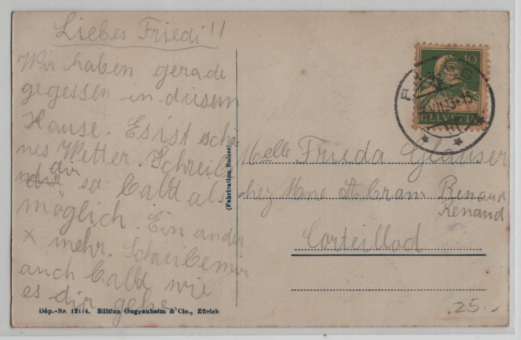 Cartoline postali: Brugg - Hotel Rotes Haus – Antico da Ettingen venduto da Kartenplanet 1