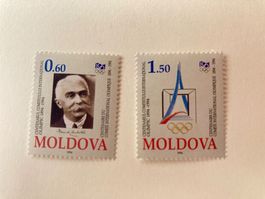 Republik Moldau 1994 100 JAHRE IOK, PIERRE DE COUBERTIN