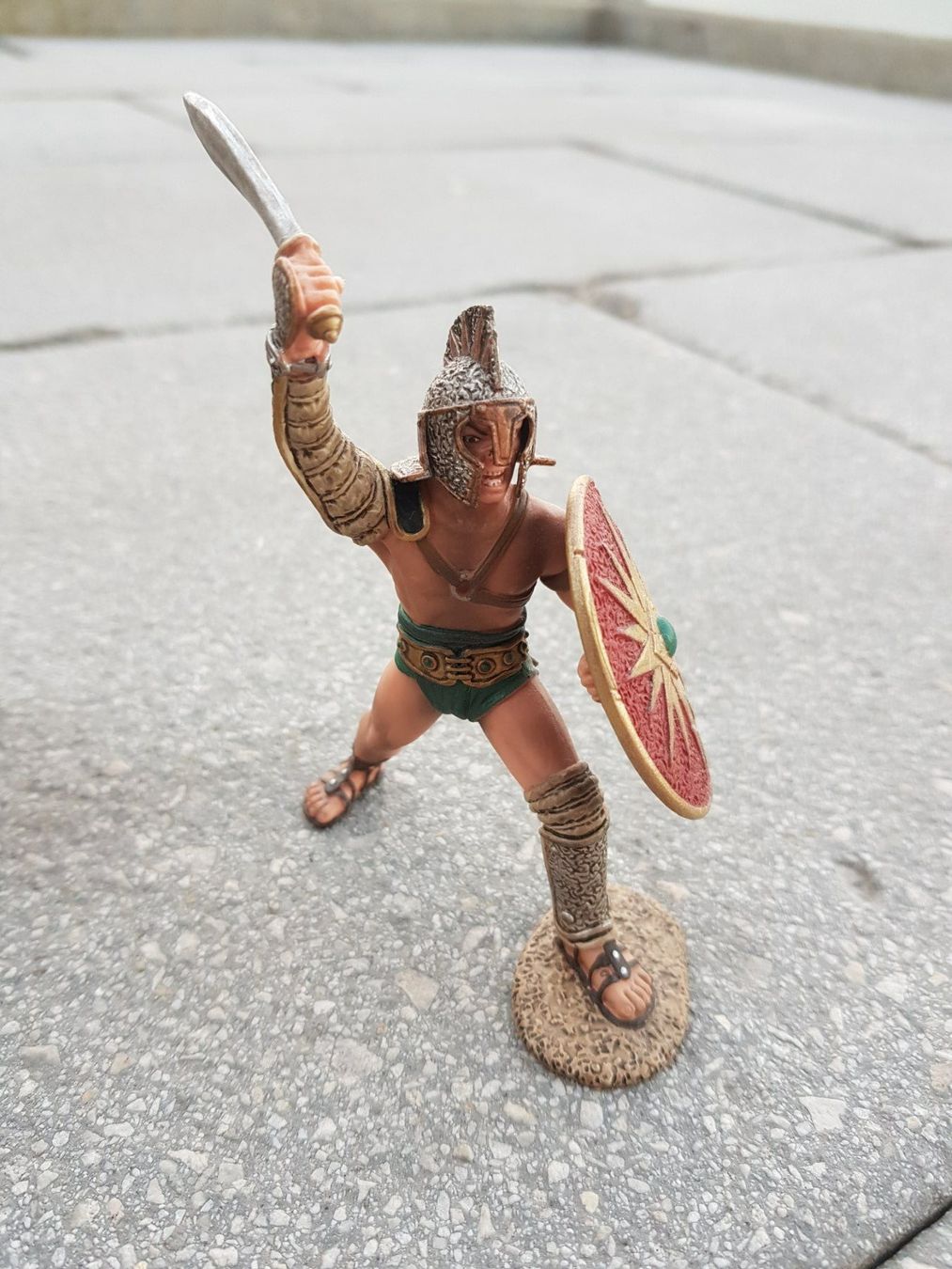Schleich Figuren: Schleich "3 mal Krieger Spartaner und Helden" – Gebraucht aus Safenwil von  3