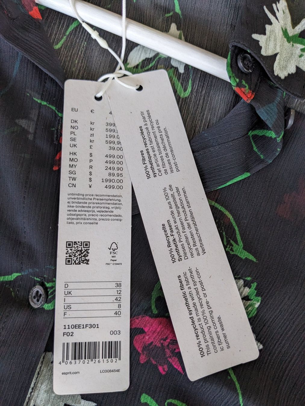 Esprit Chemisiers: Esprit Top & Bluse neu mit Etikett Gr. 38 – Neuf avec emballage d'origine à Lengnau AG par Nathi88 2