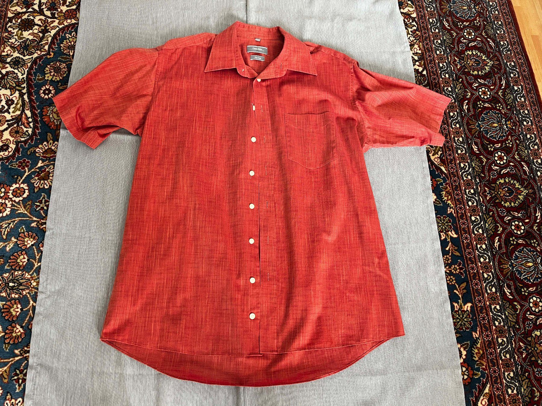 Camicie: Finest Tailor Gr. 41/42 rost kurzarrm – Usato da Basel venduto da Verkauf_Aral