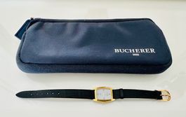 BUCHERER Quartz 19 mm top état, étui, bracelet et pile neufs