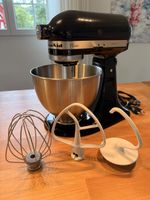 KitchenAid Classic Küchenmaschine schwarz inkl. Zubehör, top