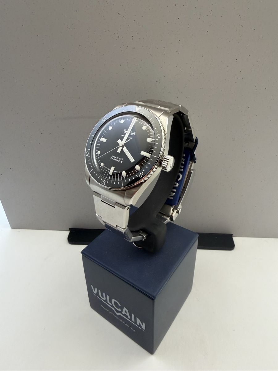 Vulcain Orologi: Vulcain Skindiver New – Nuovo e nell'imballaggio originale da Crans VS venduto da horlogerie-langel 2
