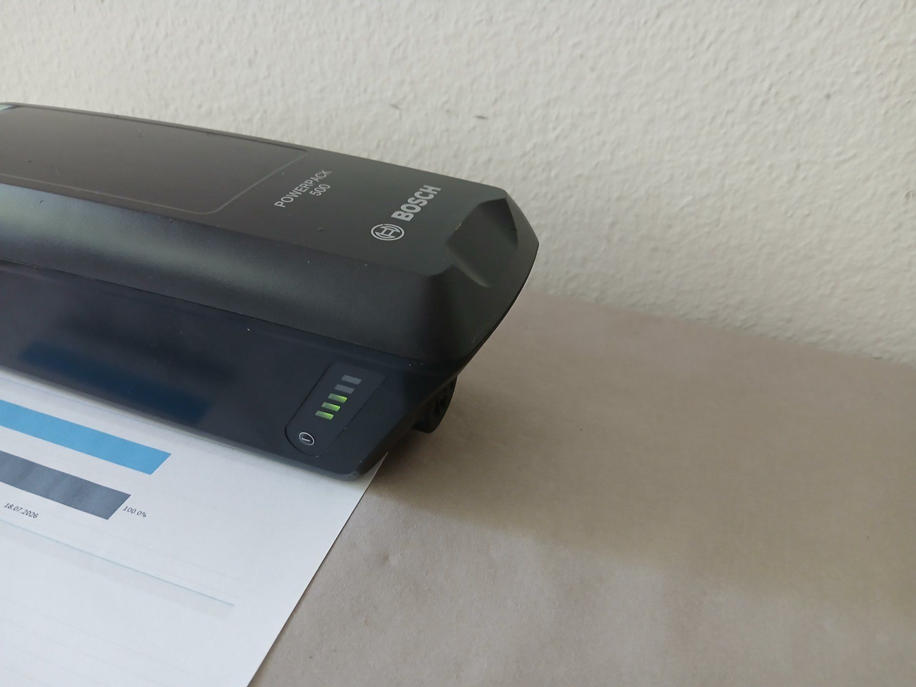 Bosch Akkus: Powerpack 500 Akku - 500Wh 100% mit Bosch Messbericht – Gebraucht aus Winterthur von .-thx-. 2