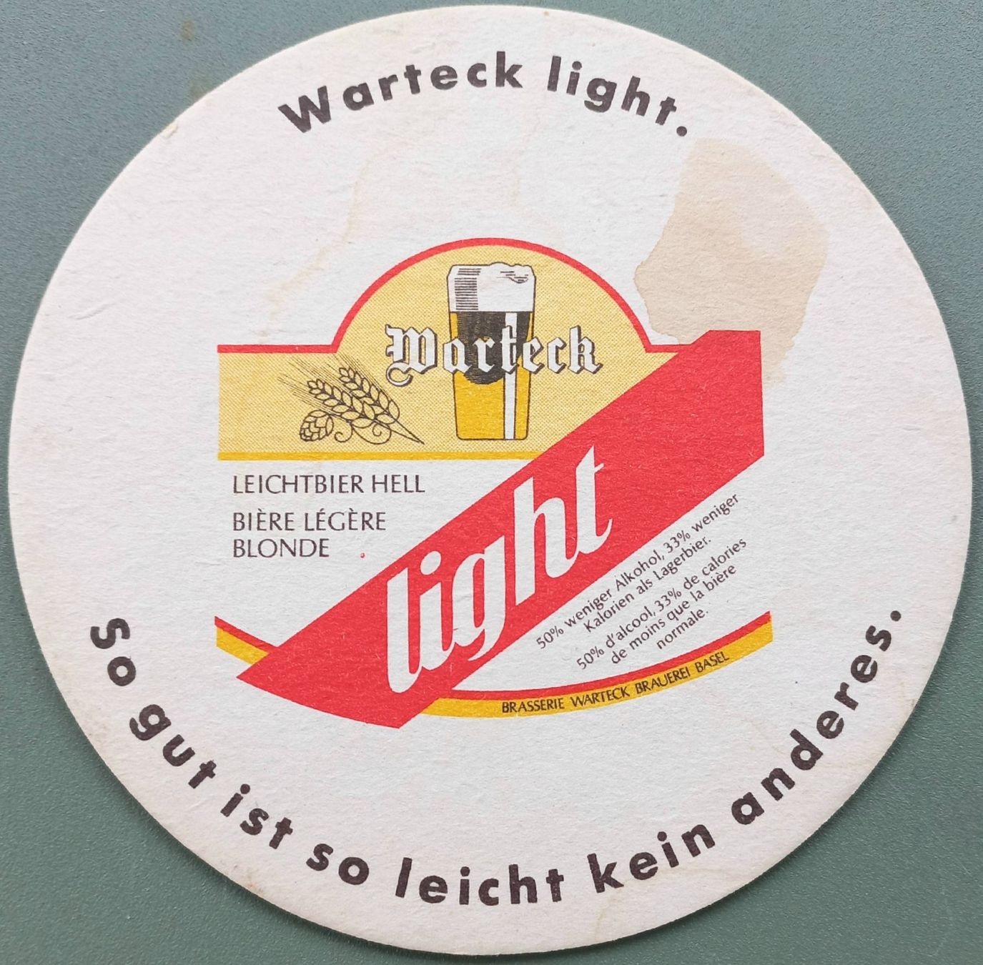 Warteck Sottobicchieri: Bierdeckel - Warteck - CH – Usato da Niederuzwil venduto da lubimaja