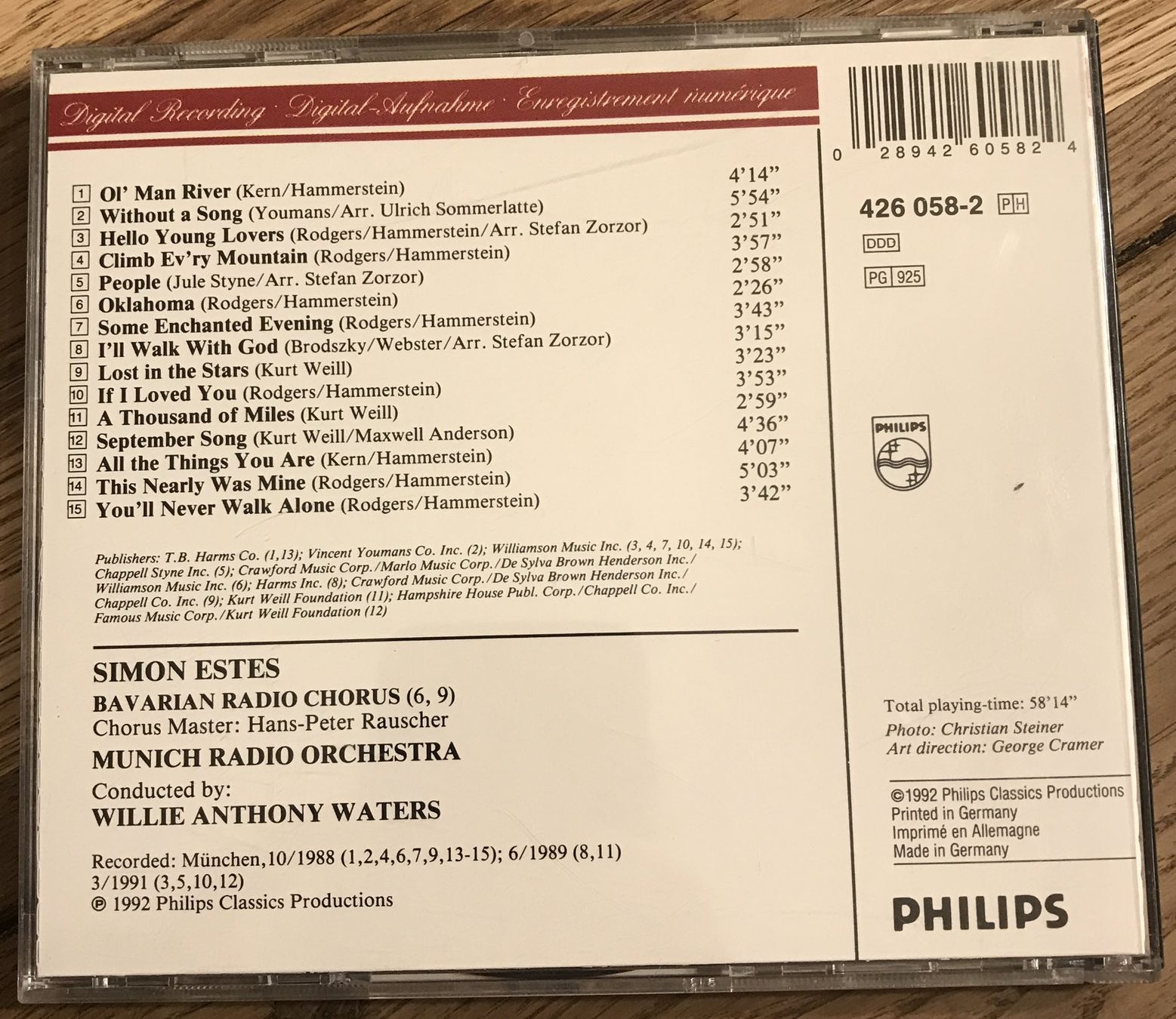 CDs: CD- Simon Estes Ol' Man River – Gebraucht aus Guntershausen von Gloominati 1