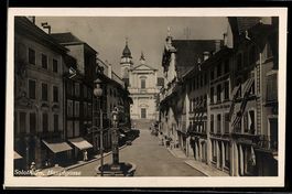 Solothurn, Strasse Hauptgasse mit Gesch