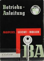 BETRIEBSANLEITUNG | PUCH - MS / VS / VSD / DS50-60 | AB 1957