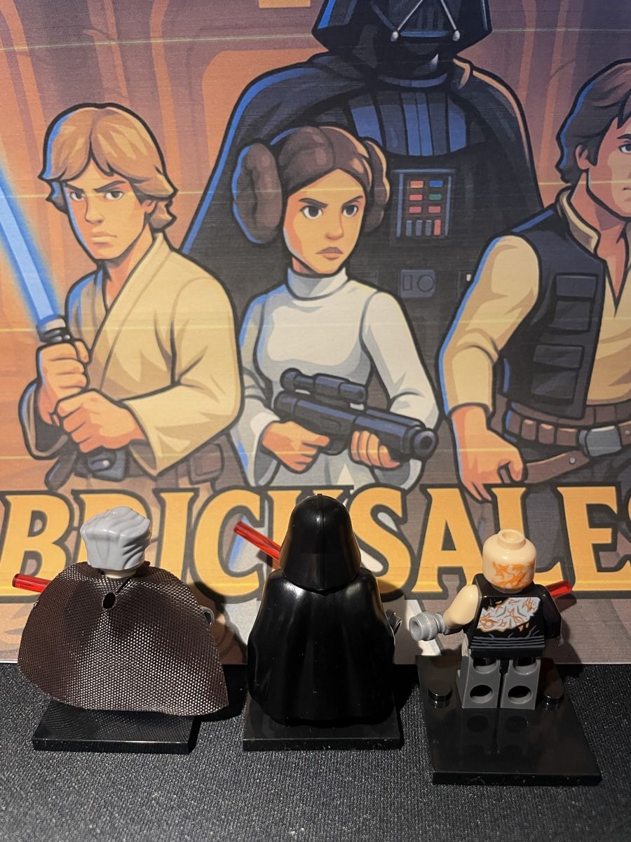 Star Wars Statuette: Star Wars Figur Count Doku Vader Anakin Skywalker Lego-Komp. – Nuovo (secondo la descrizione) da Zufikon venduto da BrickSales 2