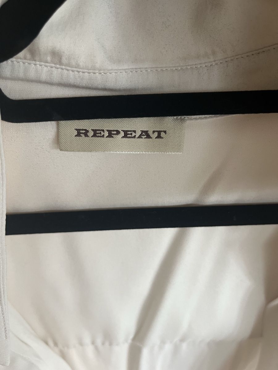 Repeat Camicette: Repeat Seidenbluse, Gr. 36, creme – Nuovo (secondo la descrizione) da Niederrohrdorf venduto da liv_7gbr 1